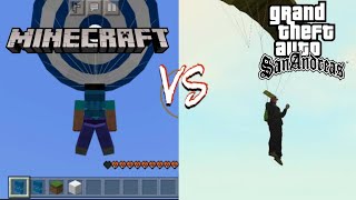 Minecraft Parachute VS GTA San Andreas Parachute - Which Is Best? screenshot 5