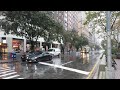 NYC Rain Walk | Upper West Side to Columbus Circle (October 12, 2020) - ASMR