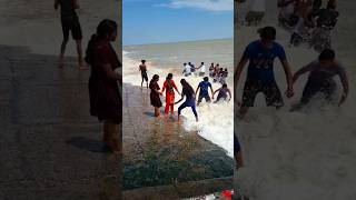 দীঘায় হাই ভোল্টেজ ঢেউ | Long high voltage surges shorts bikerpp digha