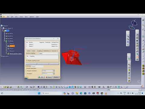 Mastering Multi-Section Solid in CATIA V5: Comprehensive Tutorial part 1#catiav5 @learn-v5g