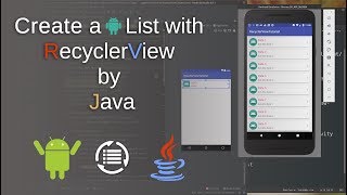 Create an Android List with RecyclerView by Java
