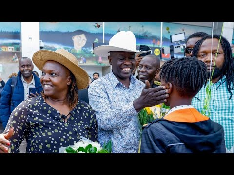 RIGATHI GACHAGUA lands at Seatach Airport, Washington, USA