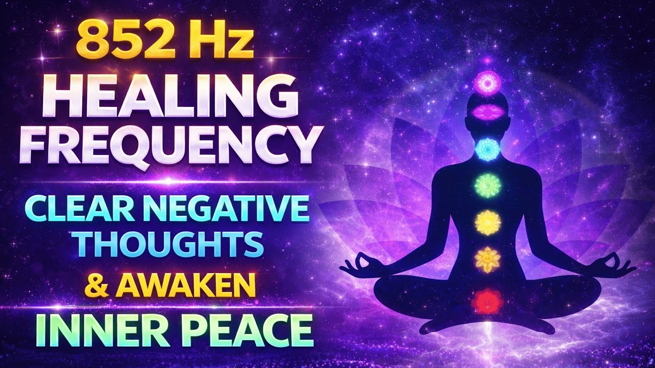 852 Hz Frequency for Deep Healing | Clear Negative Thoughts & Awaken Inner Peace