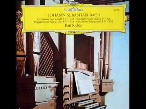 JS Bach / Karl Richter: Triosonate Nr. 2 C-moll, BWV 526 - 1965