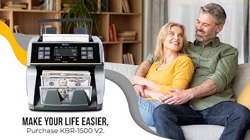 Kolibri KBR-1500 V2: Fast & Affordable Mixed Bill Counter with Advanced Features | Kolibri USA