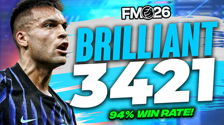 FM26 BRILLIANT 3-4-2-1 Tactic! | 94% Win Rate | Best FM26 Tactics