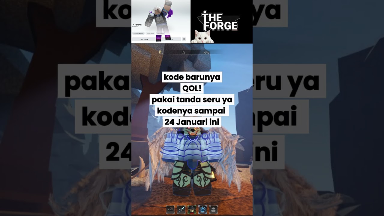 Update baru dan kode baru The Forge 