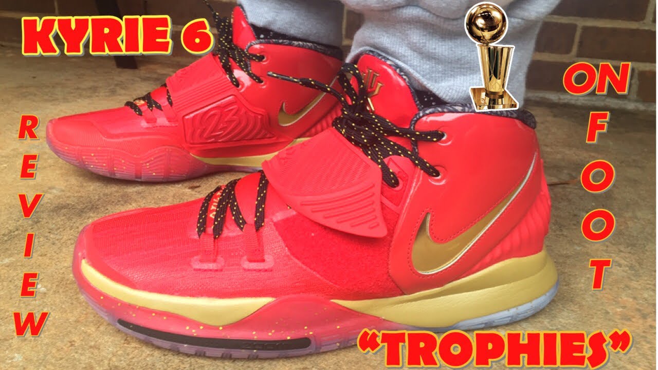 kyrie 6 trophies on feet