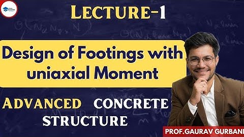 DESIGN OF FOOTING SUBJECTED TO LOAD AND UNIAXIAL MOMENT  | LECTURE 1 #civilengineering #footings