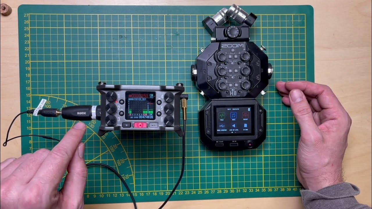 Zoom F6 vs Zoom H8 practical review YouTube