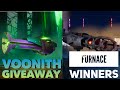 Giveaway 7 x  VOONITH weapons  + FURNACE winners announcement | War Robots [WR]
