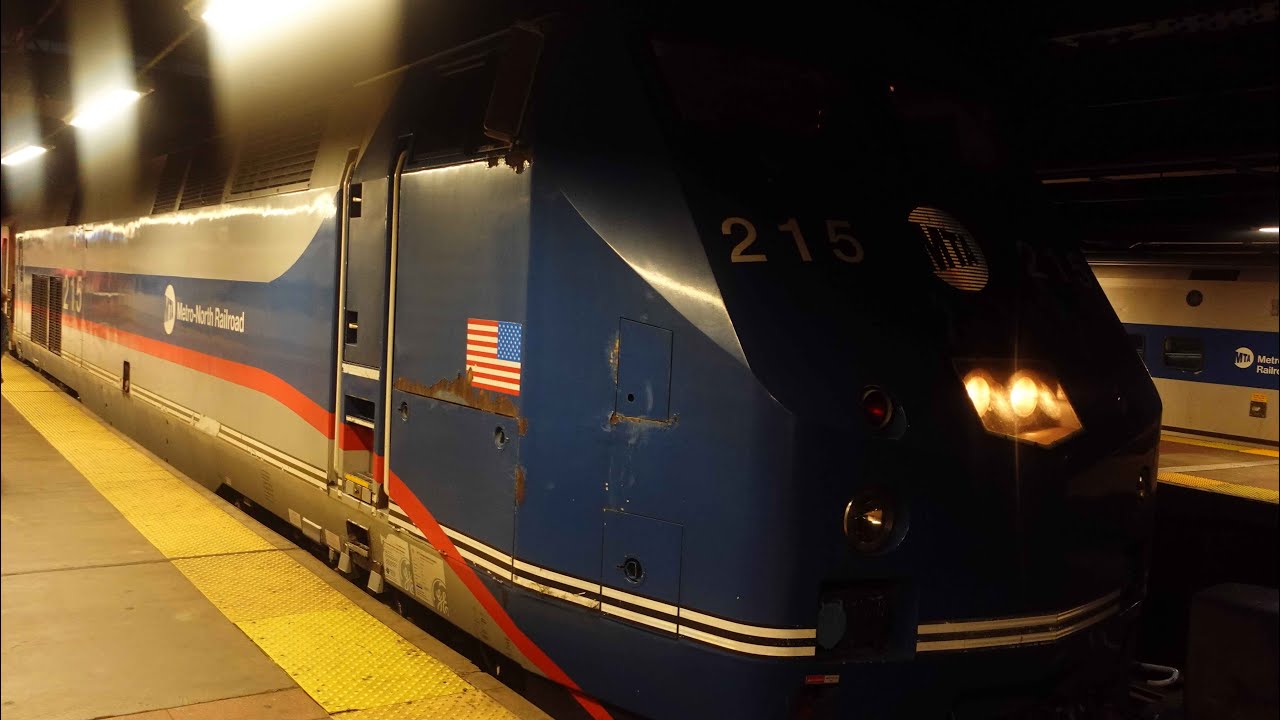 On Board Harlem Line Train 953 W P32AC DM 215 Leading From Grand on-board-harlem-line-train-953-w-p32ac-dm-215-leading-from-grand