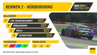 ADAC Digital Cup 2024 -1 | Round 02 – Nürburgring