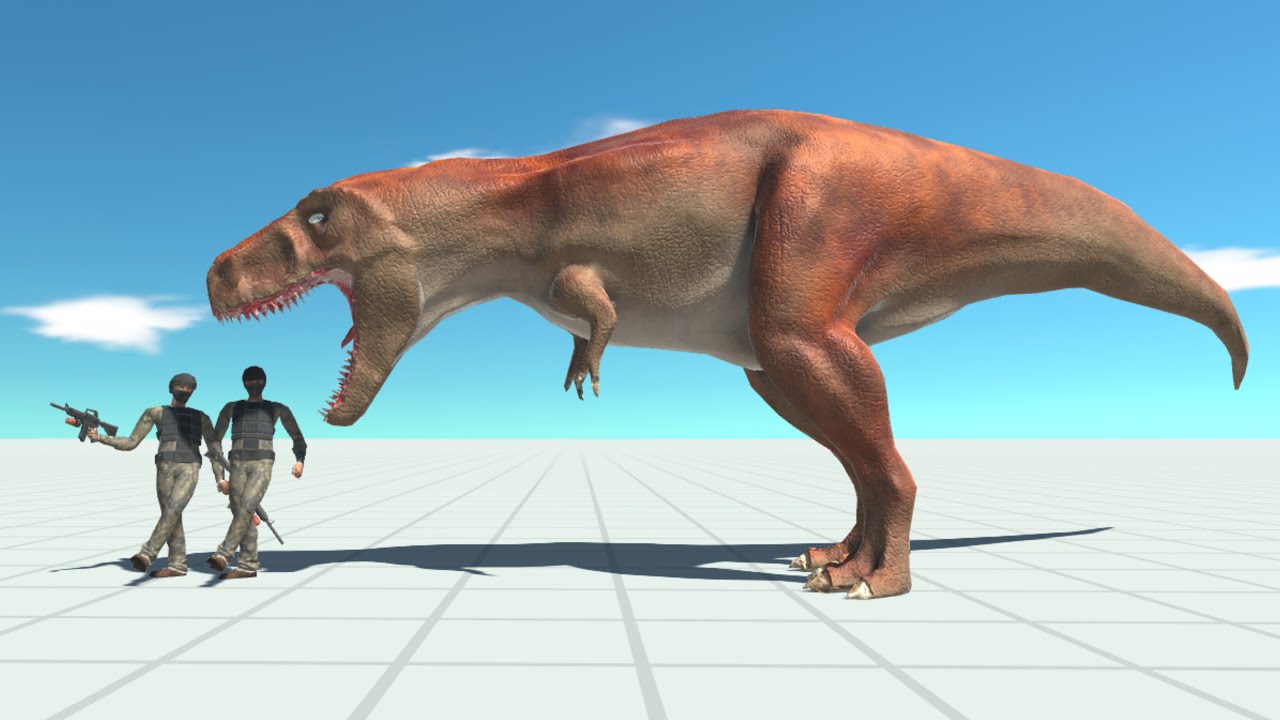 REMODELED T-REX vs 2x EVERY UNIT - Animal Revolt Battle Simulator