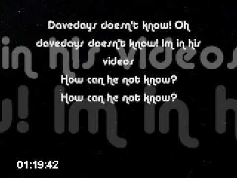 Davedays Doesn't know- Chris- w/ lyrics } Scotty D...