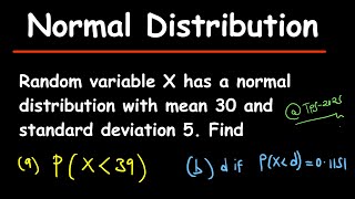 Standard Normal Distribution Question