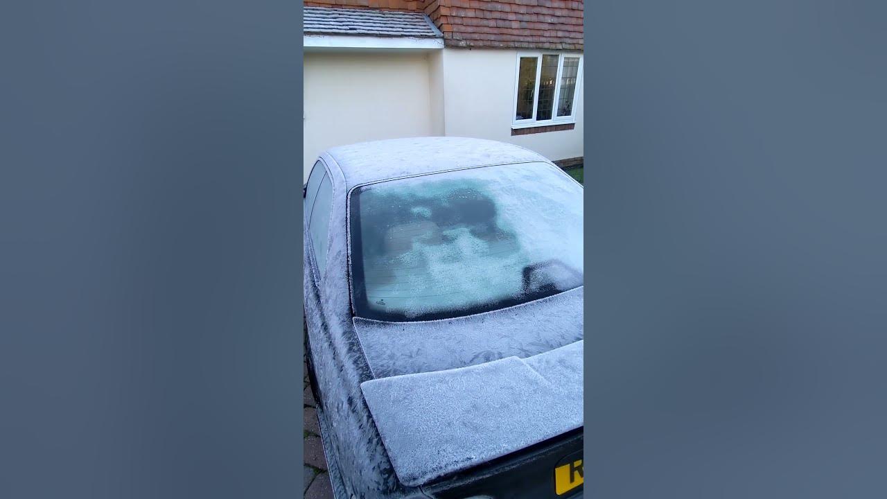 Tips for dealing with frozen windscreen YouTube