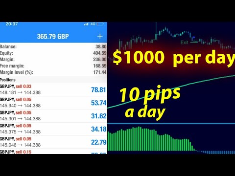 Forex trading strategies / $1000 in 2 hours / 10 pips a day forex trading system /easy for beginners