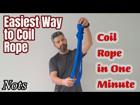 Coiling a Rope Easily | Rope Coiling Method