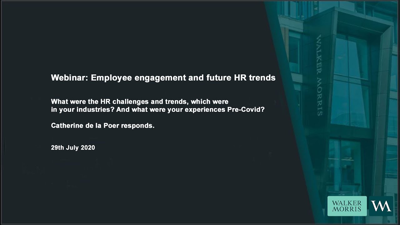 What were the HR challenges & trends, which were in your  industry and your experiences Pre-Covid?