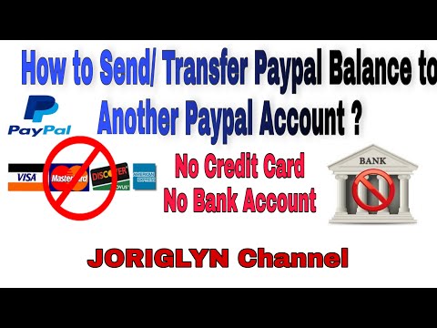 How To Transfer/Send Paypal Balance To Another Paypal Account | No Credit Card, No Bank Account