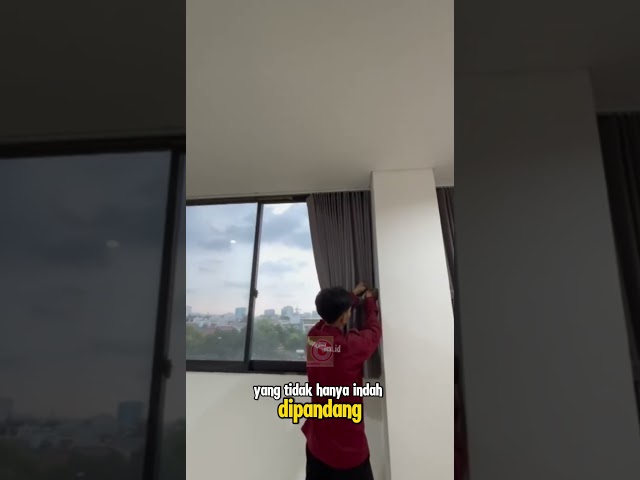 PASANG GORDEN PINCH PLEAT 100% BLACKOUT di Moritz Hotel RSAB Harapan Kita