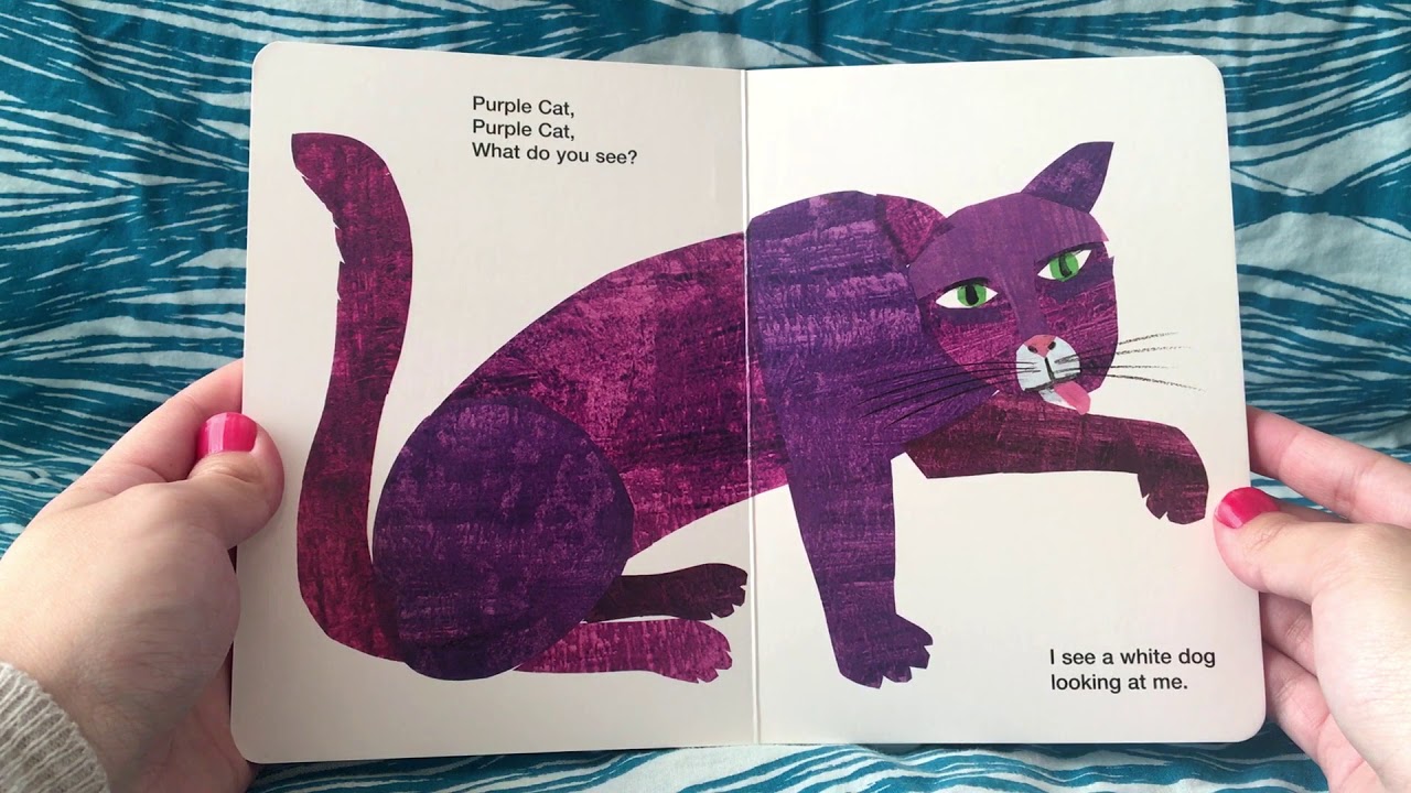 Brown Bear Brown Bear What Do You See Purple Cat