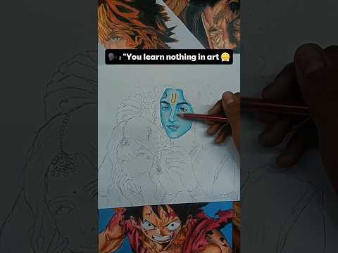 🗣 : "You learn nothing in art 😤 @chiragvermaarts #artist