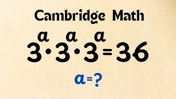 Math You Need To Solve To Pass | Cambridge Math