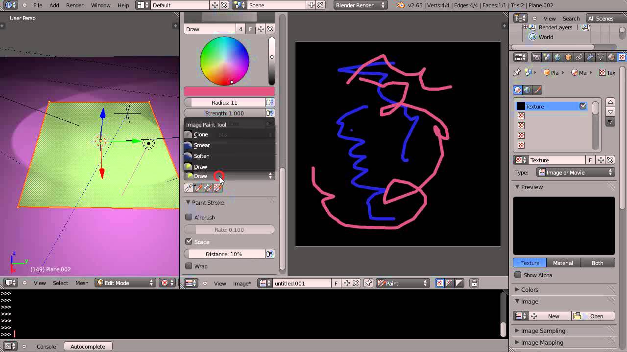 Texture Repaint Mapping Reference Blender Tutorial - Painting and Mapping Textures for your Objects - YouTube