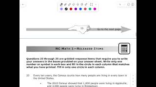 Celebrity NC Math 1 EOC Released #22-23 Profile