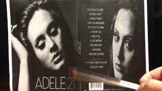 Adele 21 digipak analysis
