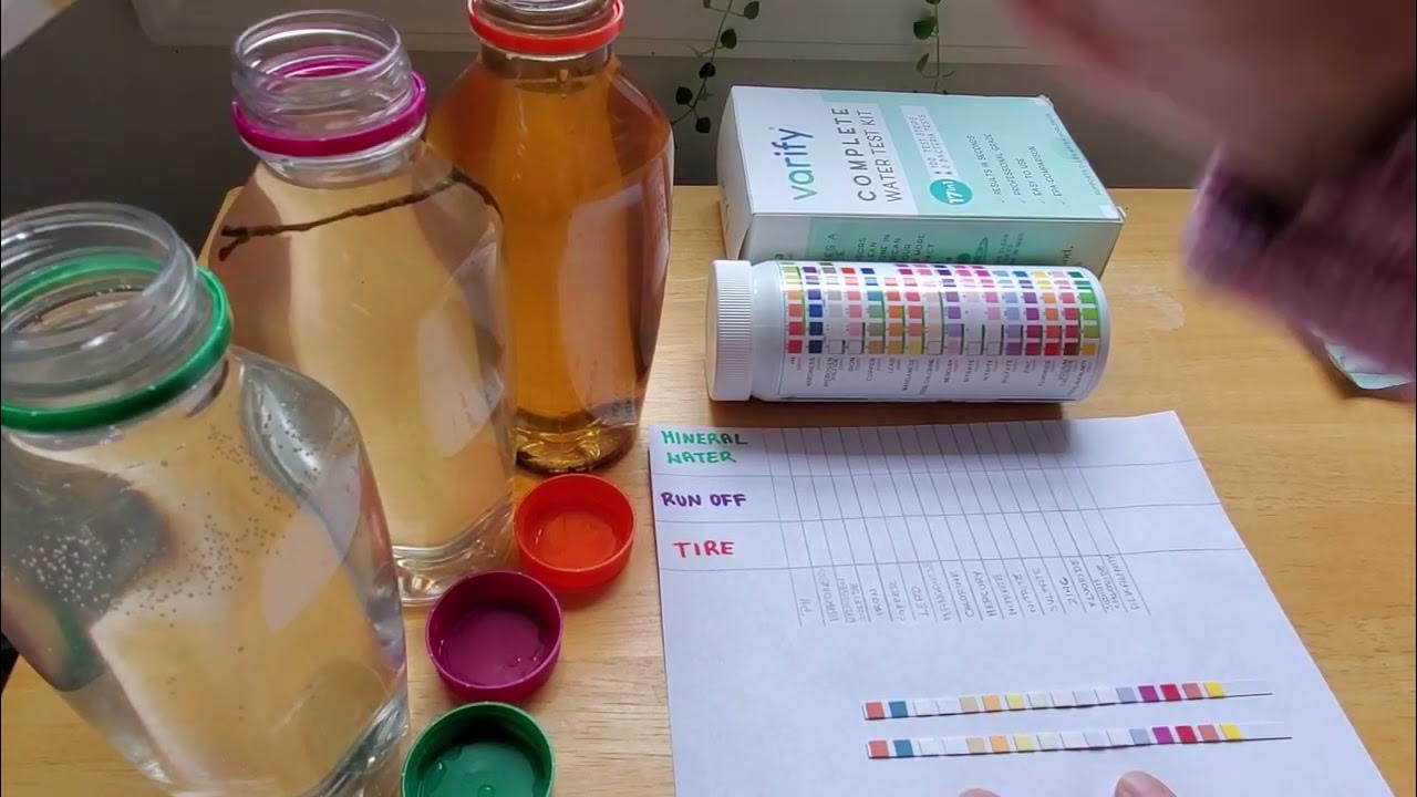 WATER TESTING Mineral, Run Off & Tire Water. VARIFY water testing kit