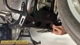 Skid Plate Bash Plate Interceptor 650 Continental Gt 650 Royal Enfield Twins Installation