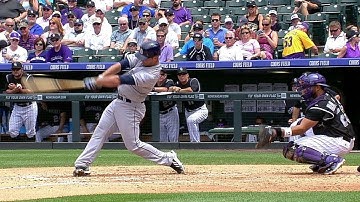 SD@COL: Goebbert crushes his first Major League homer