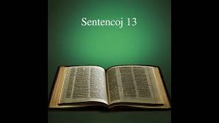 Sentencoj 13 | Esperanto Bible