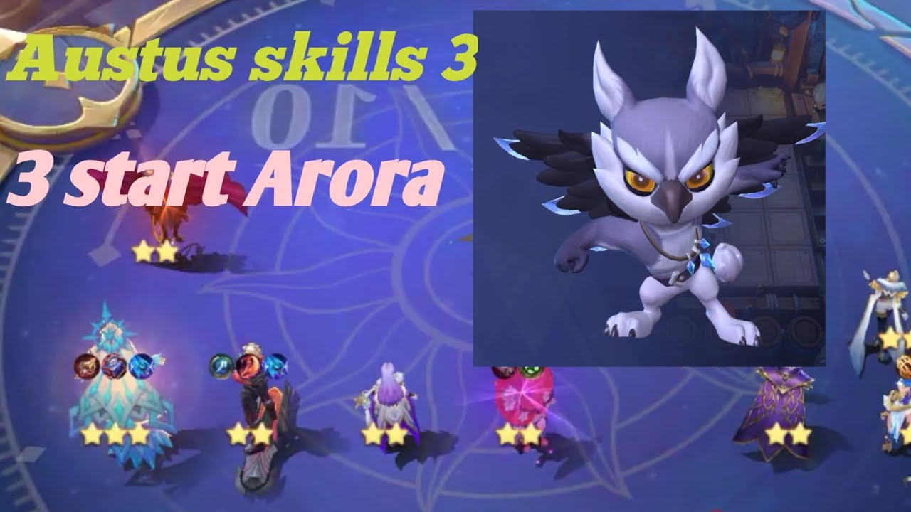 Magic chess last match before coming new update/Austus skill 3 :;3 start Arora
