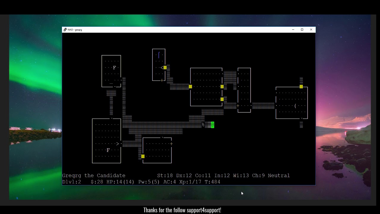 Let's Play NetHack 3.6.1! Full Monk Ascension (Mon Hum Mal Neu), Part 1 ...