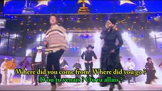 ENFOIRES 2010   REDNEX   Country Cotton eyed joe   SOUS TITRAGE KARAOKE ET TRADUCTION FRANCAISE