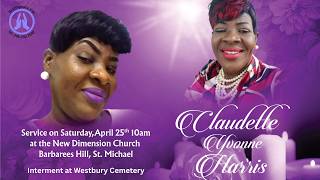 Live Stream for Claudette Yvette Harris