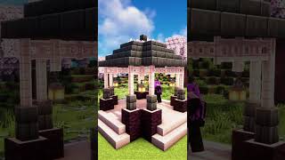Minecraft Cherry Enchantment room🌸 #shorts
