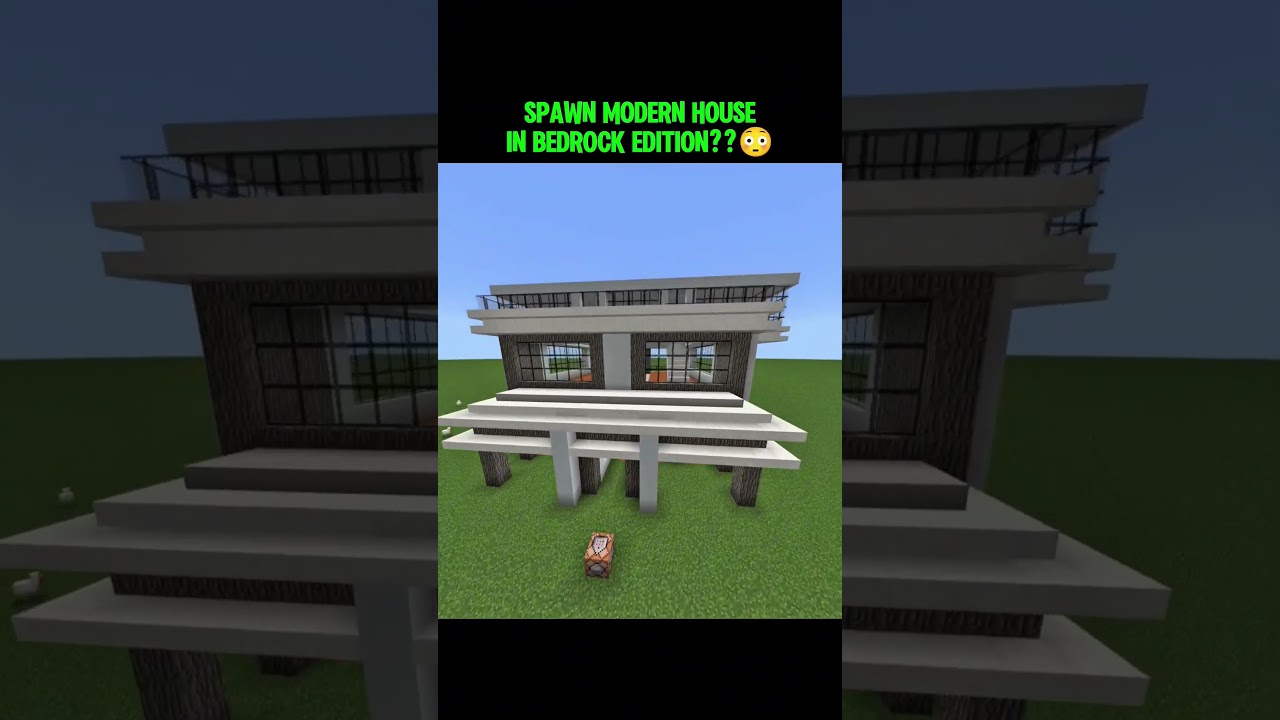 Spawn Mansion in Minecraft Bedrock 