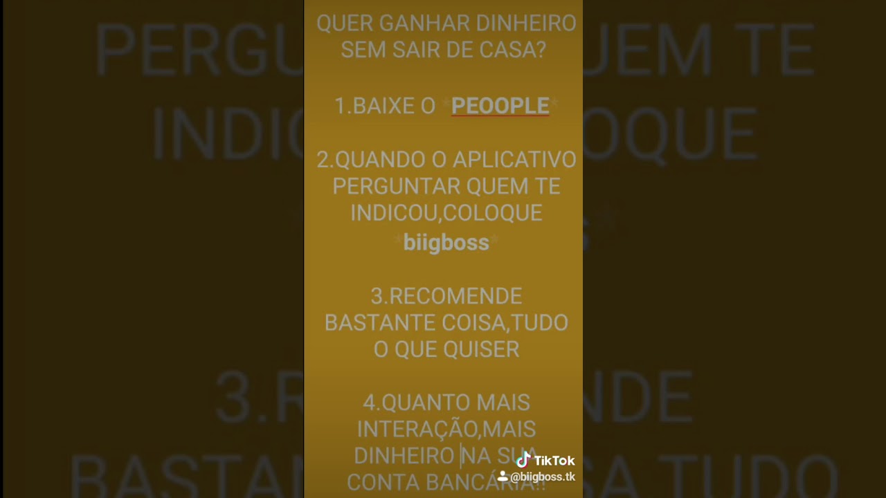 COMO GANHAR MUITO DINHEIRO EM CASA FÁCIL E RÁPIDO!! use biigboss *GRATUITAMENTE*