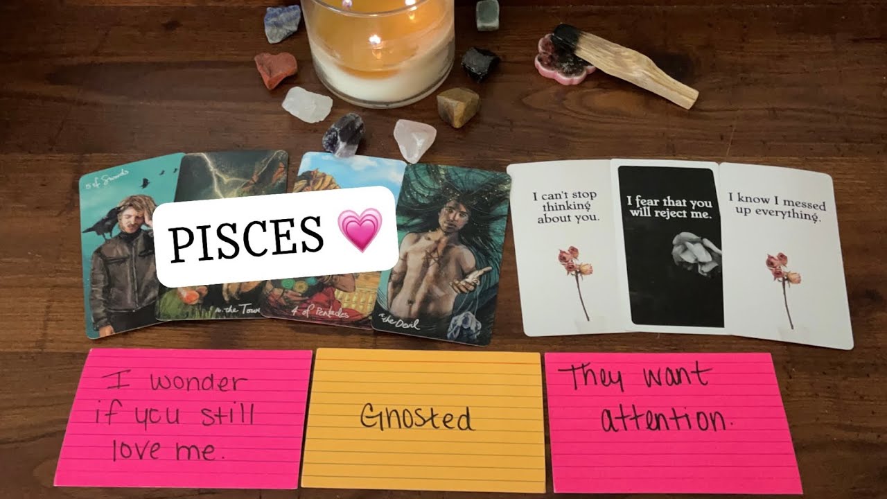 PISCES ❤️ - Karma bit them in the butt && now they can’t quit thinking of YOU! 💗🤣😒