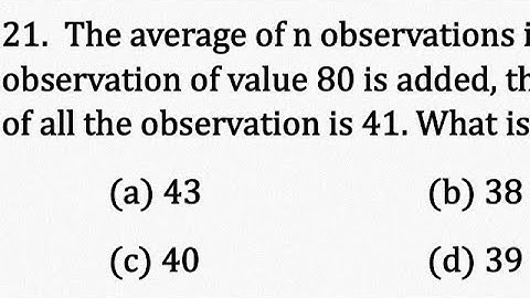 Average(Sheet-2) Question 21