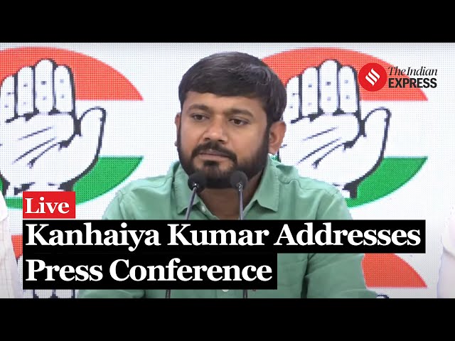 Congress PC LIVE: Kanhaiya Kumar Addresses Press Conference At AICC HQ In Delhi class=