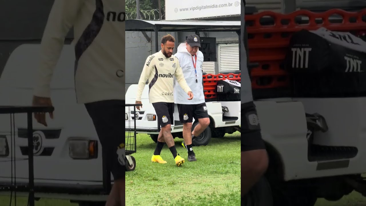 GOLAÇO DE NEYMAR NO TREINO! ⚽🌧️