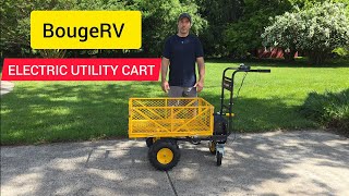 BougeRV Electric Utility Cart Review #bougerv #electricutilitycart #gardencart