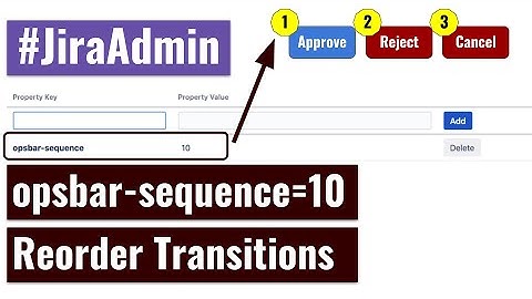 Jira Admin - Reorder transition sequence