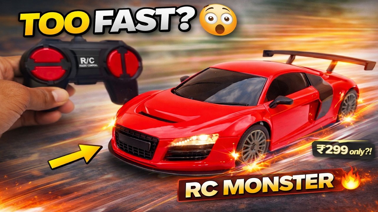 Remote Control Audi Car 🔥 | Testing | Audi Car Red Colour | Unboxing Video | #car #remotecar